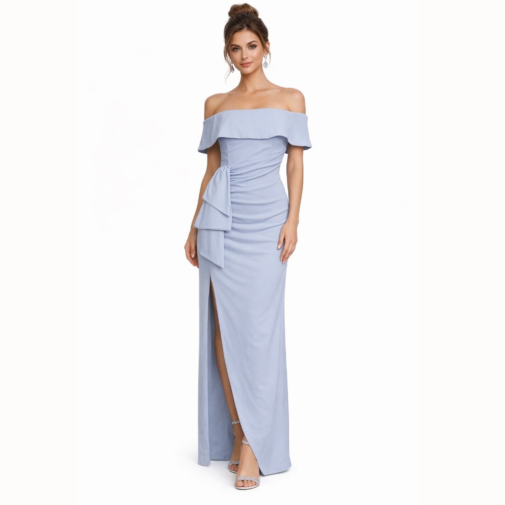 XSCAPE - Off-the-Shoulder Gown‎
